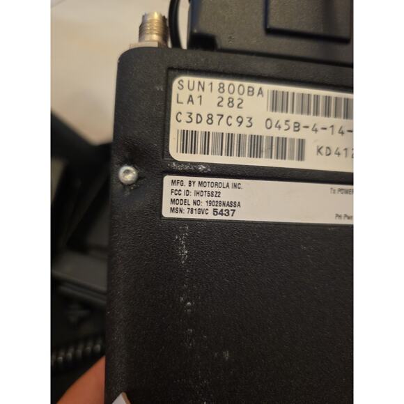 Vintage Cellular One Motorola Cellphone Model SCN2498b Mobile Bag Car Phone - Picture 13 of 16